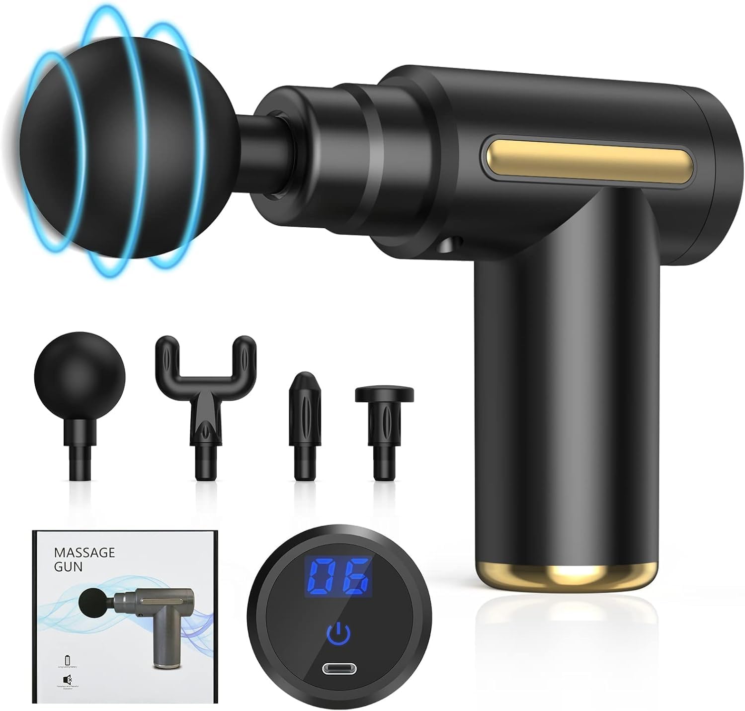 Pištolj za masažu 4 u 1