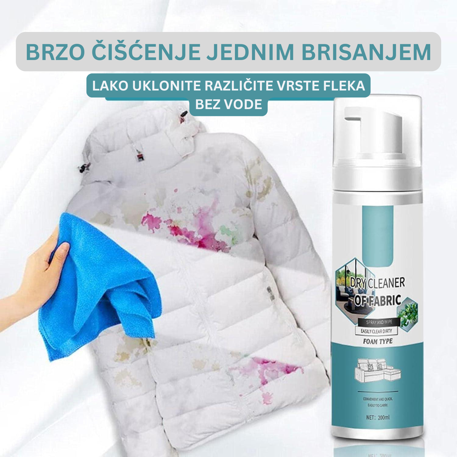 Magični sprej za suvo hemijsko čišćenje