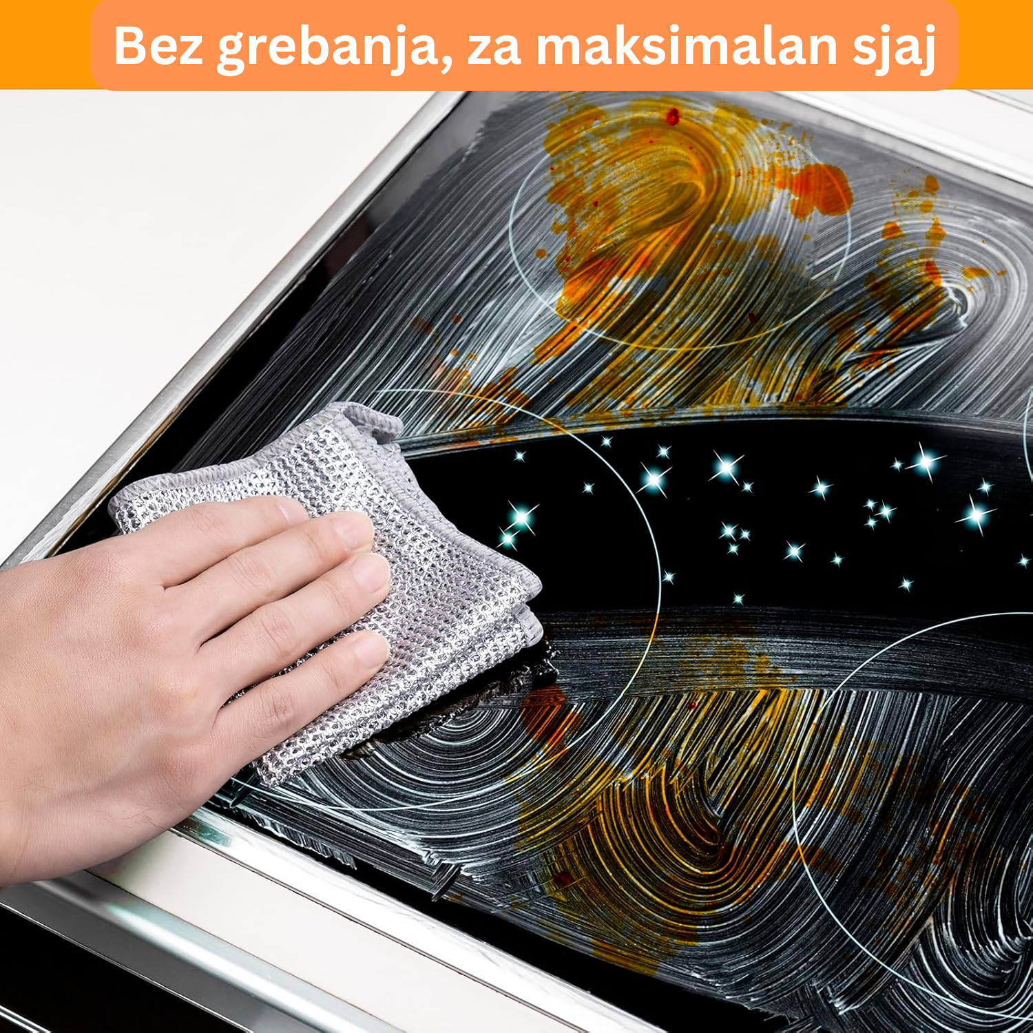Set magičnih srebrnih krpa za čišćenje