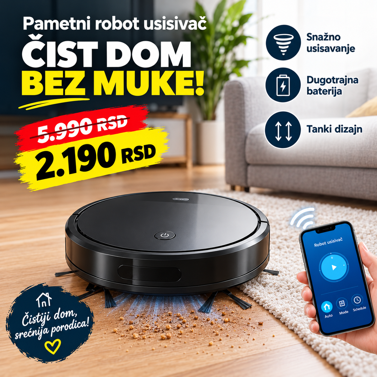 Robot usisivač