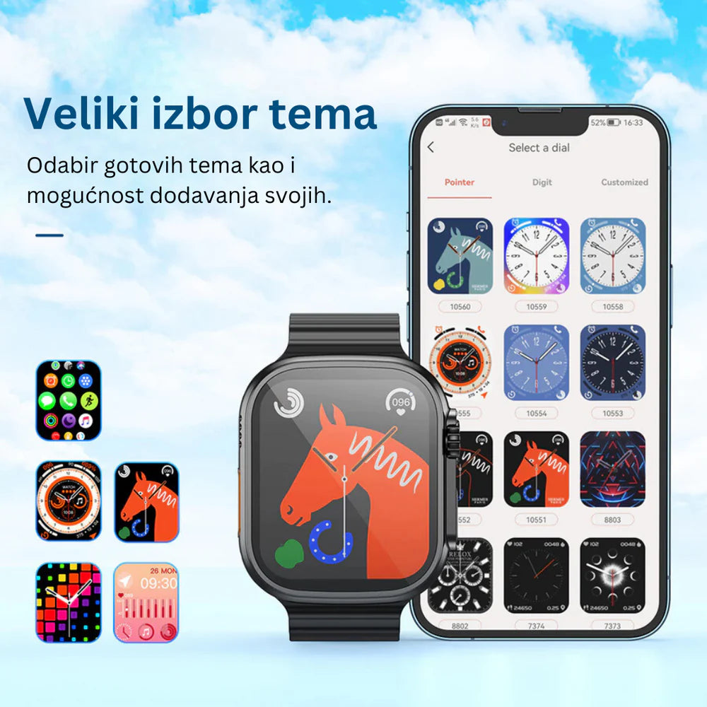 Pametni sat S10 Pro - 7 različitih narukvica