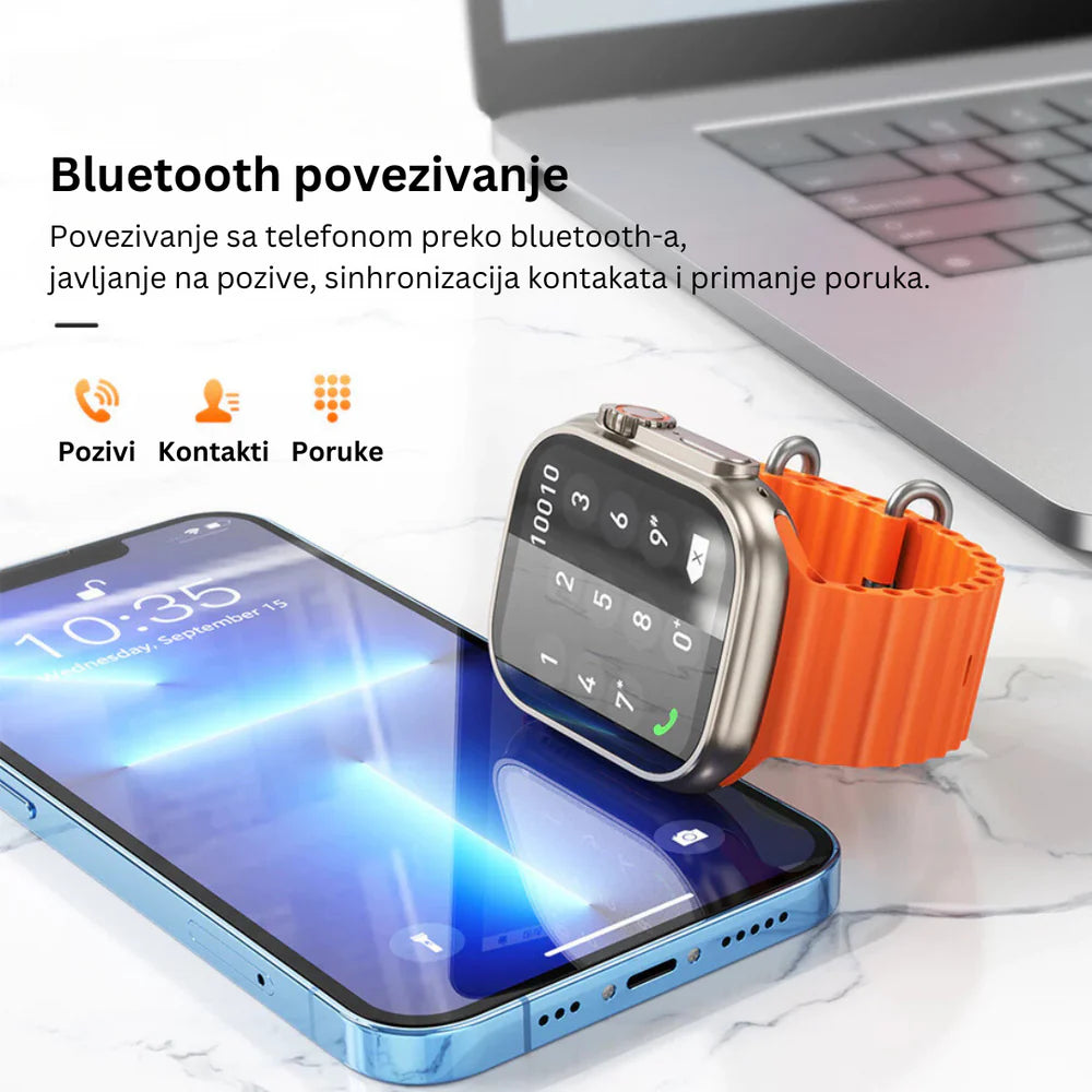 Pametni sat  S10 Pro - 7 različitih narukvica