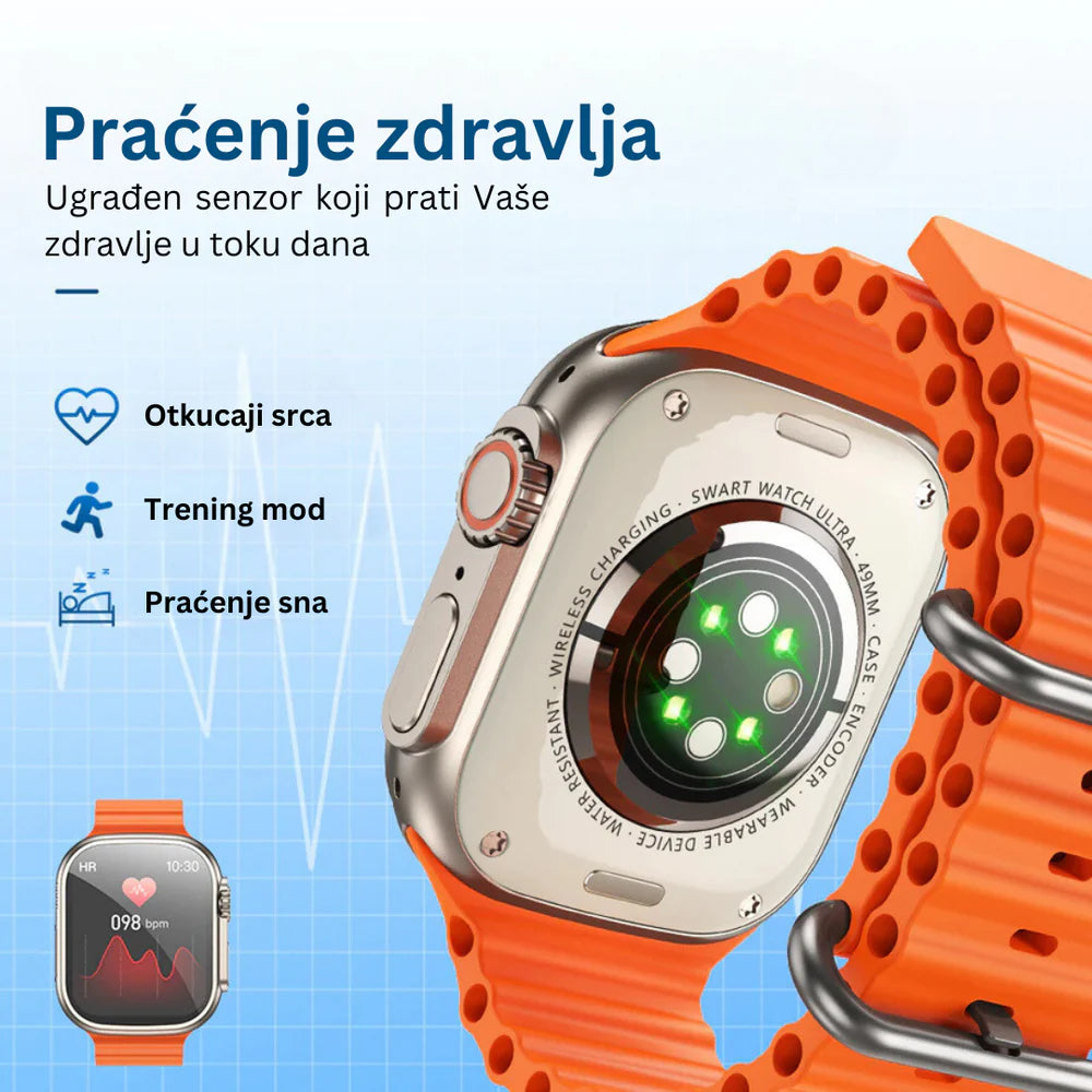 Pametni sat  S10 Pro - 7 različitih narukvica